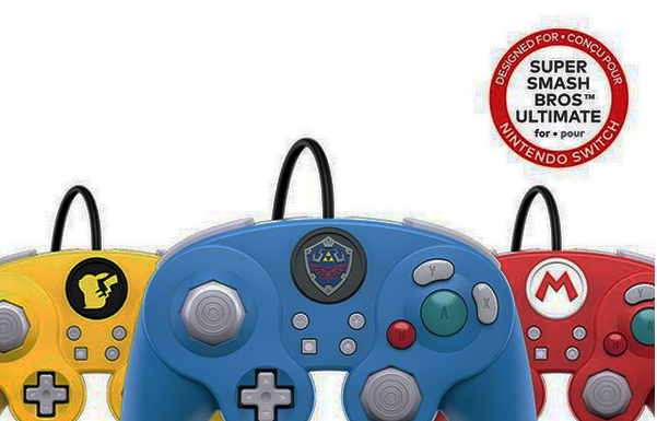 Super Smash Bros. Ultimate : les manettes Gamecube dédiées