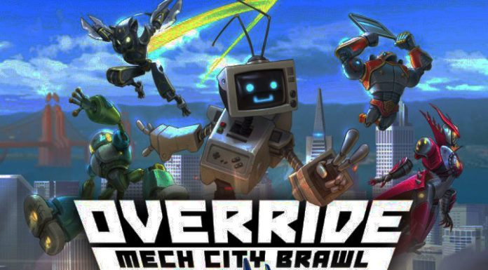 Le logo d'Override: Mech City Brawl