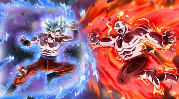 L’apparition de Jiren pour DBFighterZ dans le magazine V-Jump goku-jiren-dbfz