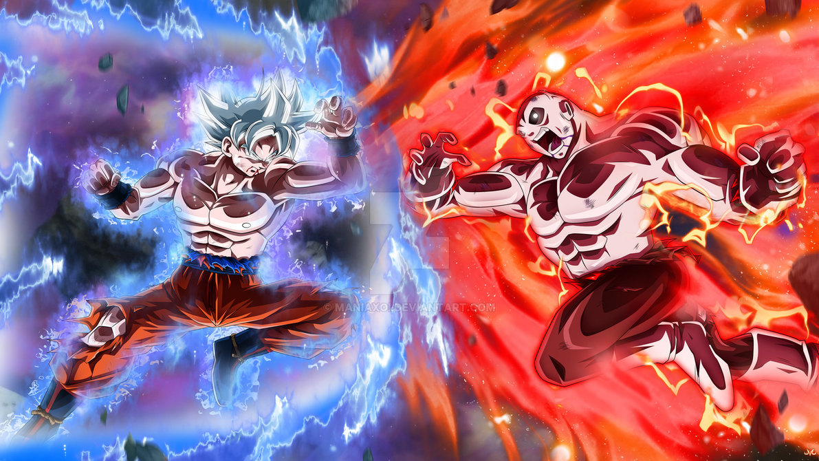 5. Goku Blue Hair vs Jiren - wide 8