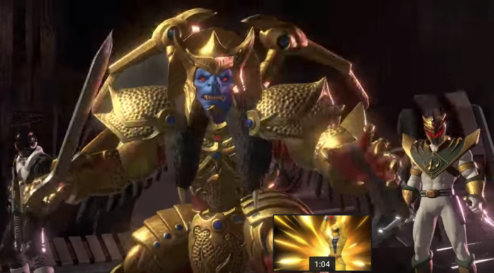 Power Rangers: Battle for the Grid : Bande-annonce de gameplay Le gorille en armure doré du jeu Power Rangers: Battle for the Grid