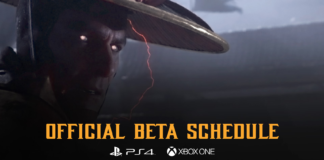 Le visage du personnage Raiden de Mortal Kombat 11 pour les précommandes du jeu