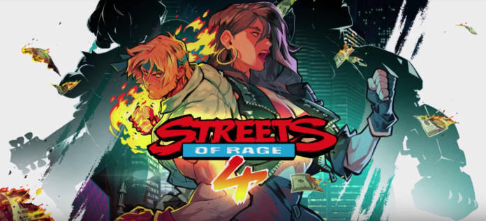 L'affiche de la bande-annonce de gameplay de Streets of Rage 4