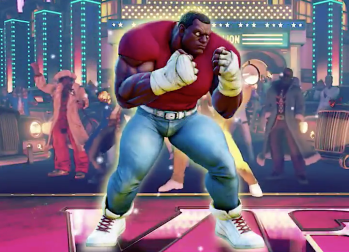 Balrog de Street Fighter V avec un costume Mike