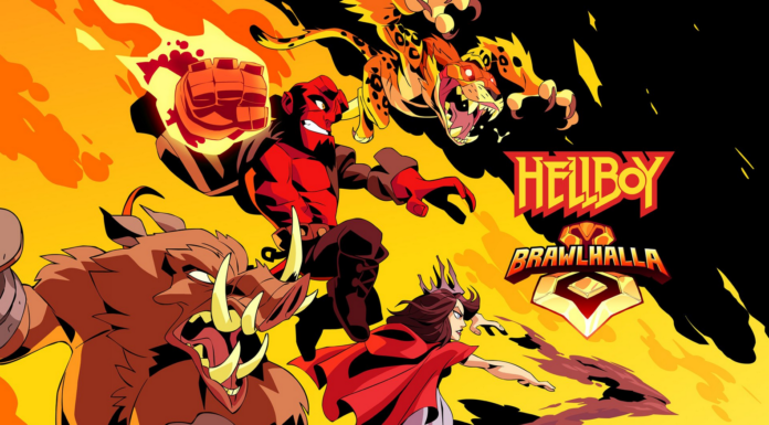Brawlhalla : Hellboy, Nimue, Ben Daimio et Gruagach arrivent en avril brawlhalla-front
