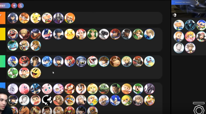 Super Smash Bros. Ultimate : La tier list du patch 2.0.0 de VoiD smash-bros-tier-list