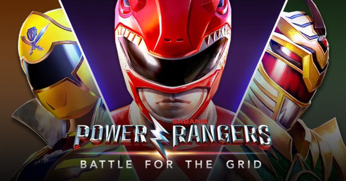 L'affiche du test de Power Rangers: Battle for the Grid