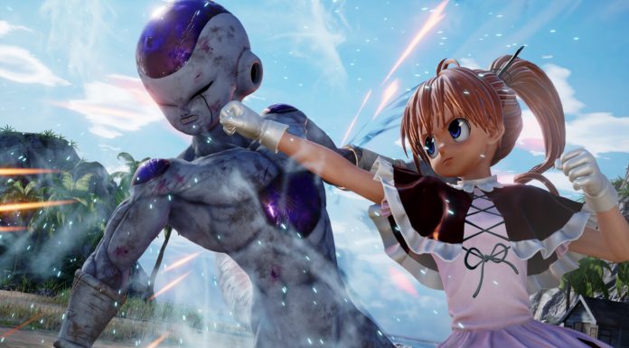Le personnage de Hunter X Hunter Biscuit Krueger avec Friezer dans Jump Force