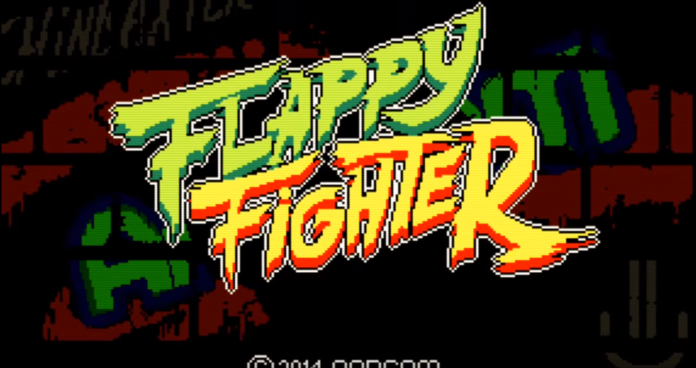 Le logo du jeu de combat sur iPhone Flappy Fighter