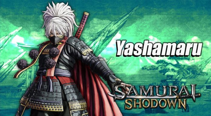 Le personnage Yashamaru Kurama dans sa bande-annonce sur Samurai Shodown