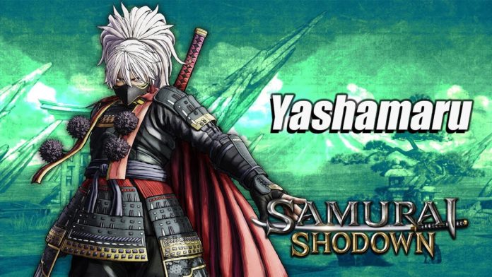 Le personnage Yashamaru Kurama dans sa bande-annonce sur Samurai Shodown