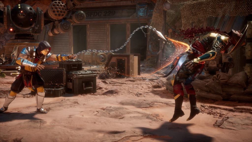 Fatality de Scorpion pour le test de Mortal Kombat 11