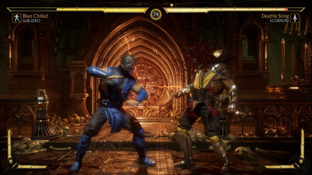 Sub Zero pour le test de Mortal Kombat 11