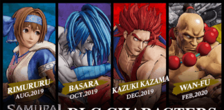 Les quatre personnages additionnels de Samurai Shodown pour le premier season pass