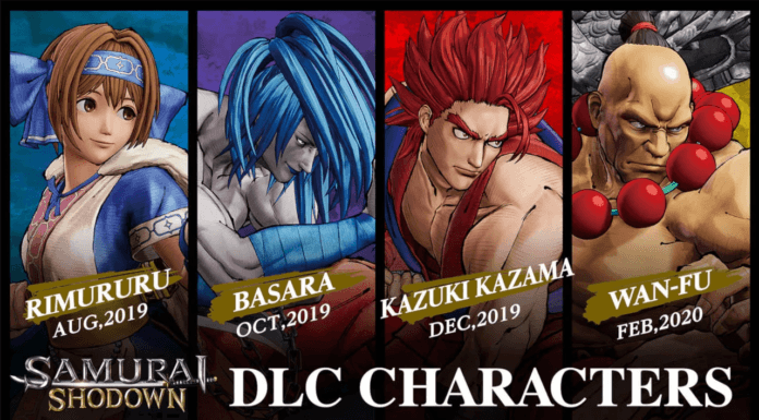 Les quatre personnages additionnels de Samurai Shodown pour le premier season pass