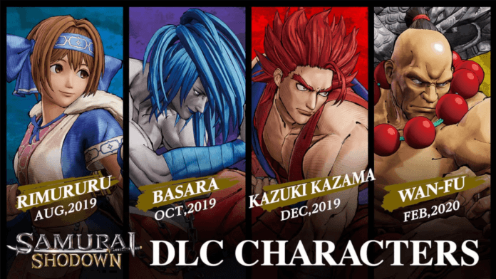 Les quatre personnages additionnels de Samurai Shodown pour le premier season pass