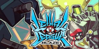 L'affiche de la version console du jeu Lethal League Blaze