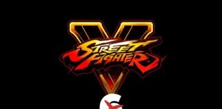 Le logo de Street Fighter V avec le chiffre 6 barré en dessous