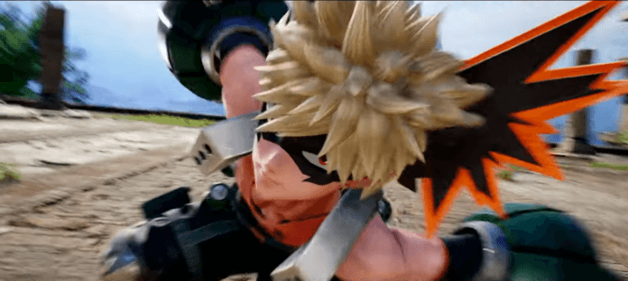 Le personnage de Jump Force Katsuki Bakugo