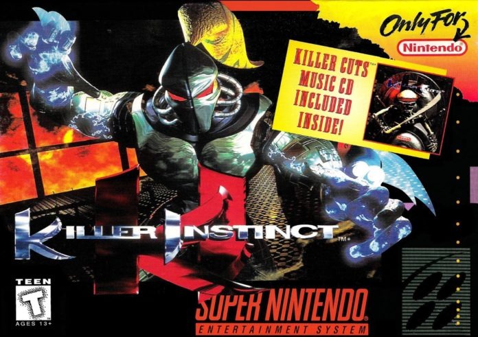 La boite du jeu Killer Instinct sur Super Nintendo