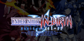 Le logo de la bande-annonce de Under Night In-Birth Exe:Late[cl-r] à l'EVO 2019