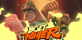 Les deux protagonistes de Boet Fighter : Hard Eddy et Mod-C