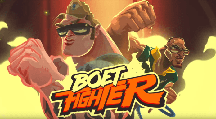 Les deux protagonistes de Boet Fighter : Hard Eddy et Mod-C