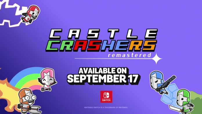 Le logo de Castle Crashers Remastered sur Nintendo Switch