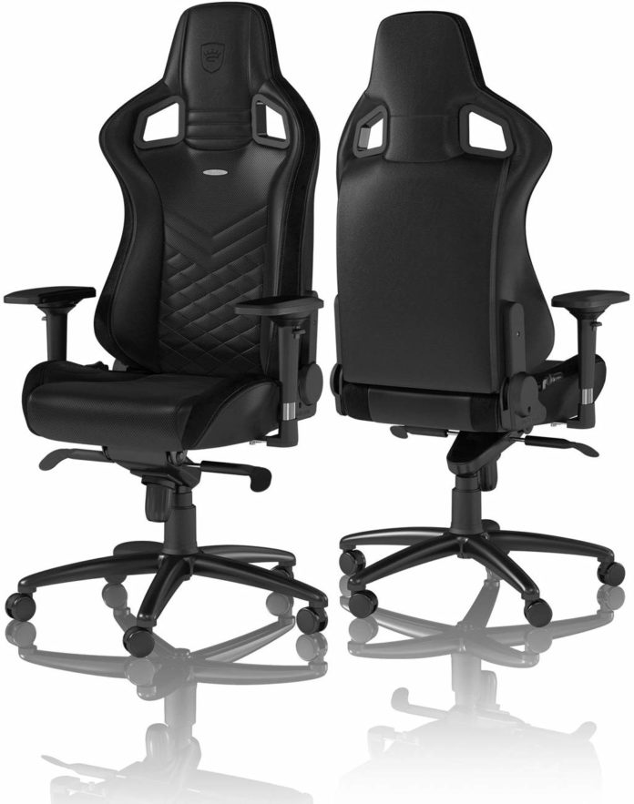 la chaise gamer noblechairs Epic de face et de dos