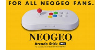 Le slogan du NeoGeo Arcade Stick Pro