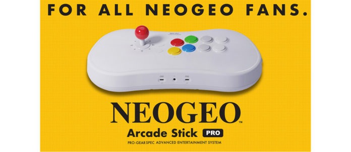 Le slogan du NeoGeo Arcade Stick Pro