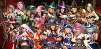 Les combattantes de Dead or Alive 6 portant les costumes d'Halloween du Witch Party Costume set