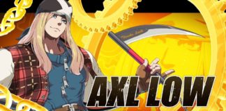 Le personnage de New Guilty Gear Axl Low dans sa bande-annonce d'introduction