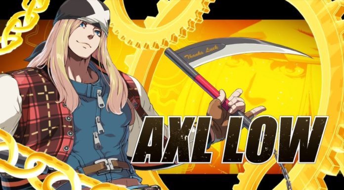 Le personnage de New Guilty Gear Axl Low dans sa bande-annonce d'introduction