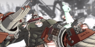 Le personnage Potemkin dans sa bande-annonce sur New Guilty Gear