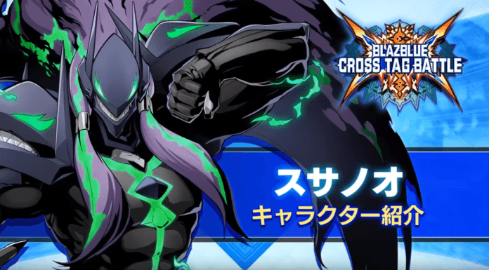 Le personnage additionnel de BlazBlue Cross Tag Battle Susanoo