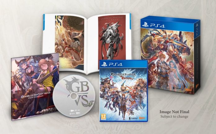 L'édition collector du jeu Granblue Fantasy: Versus