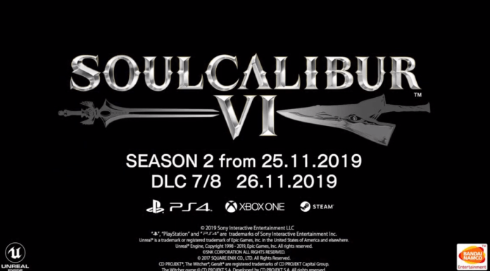 Les notes de patch 2.00 de SoulCalibur VI