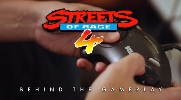 Le logo du making of « behind the gameplay » sur le jeu à sortir Streets of Rage 4