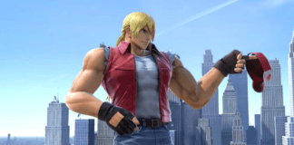 Le personnage additionnel Terry Bogard dans la mise à jour 6.0.0 de Super Smash Bros. Ultimate