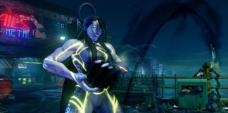 Le futur personnage additionnel de Street Fighter V Seth en train d'effectuer son V-Skill 1