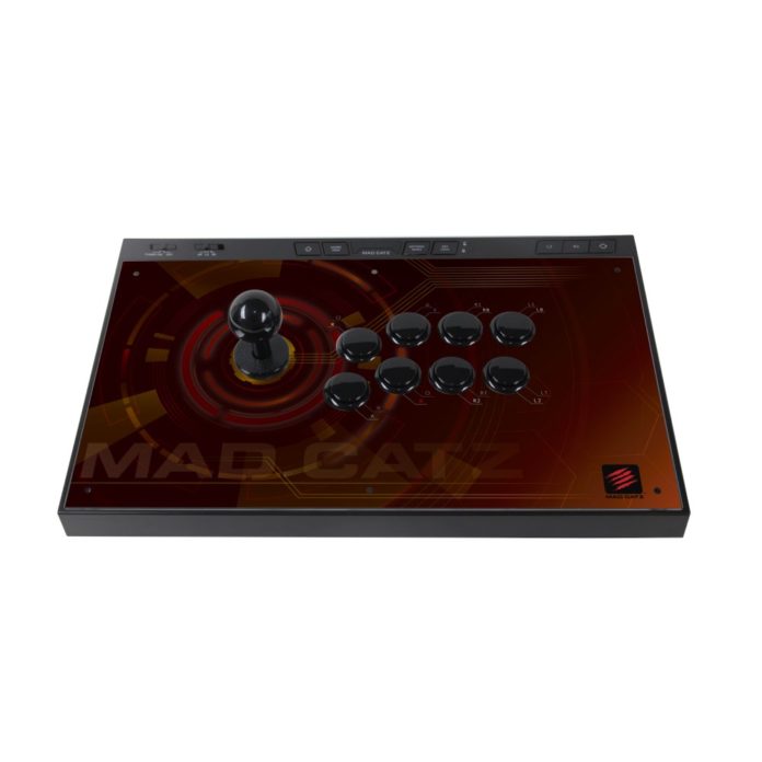 Le futur fightstick de Mad Catz : l'E.G.O. de couleur bordeaux / Marron