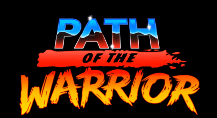 Le logo du jeu en réalité virtuelle path of the warrior sur Oculus Quest et Oculus Rift