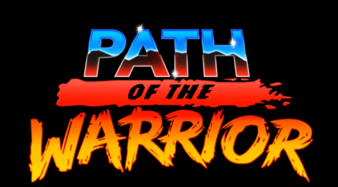 Le logo du jeu en réalité virtuelle path of the warrior sur Oculus Quest et Oculus Rift