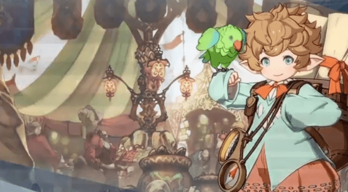 Le personnage Sierokarte de Granblue Fantasy: Versus dans sa boutiquue