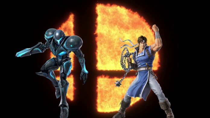 super smash bros ultimate amiibos samus sombre richter mise à jour 6.1.1