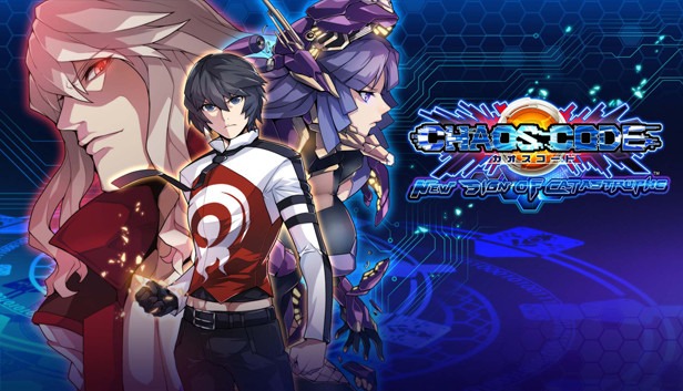 Les trois personnages principaux de chaos code: new sign of catastrophe sur switch