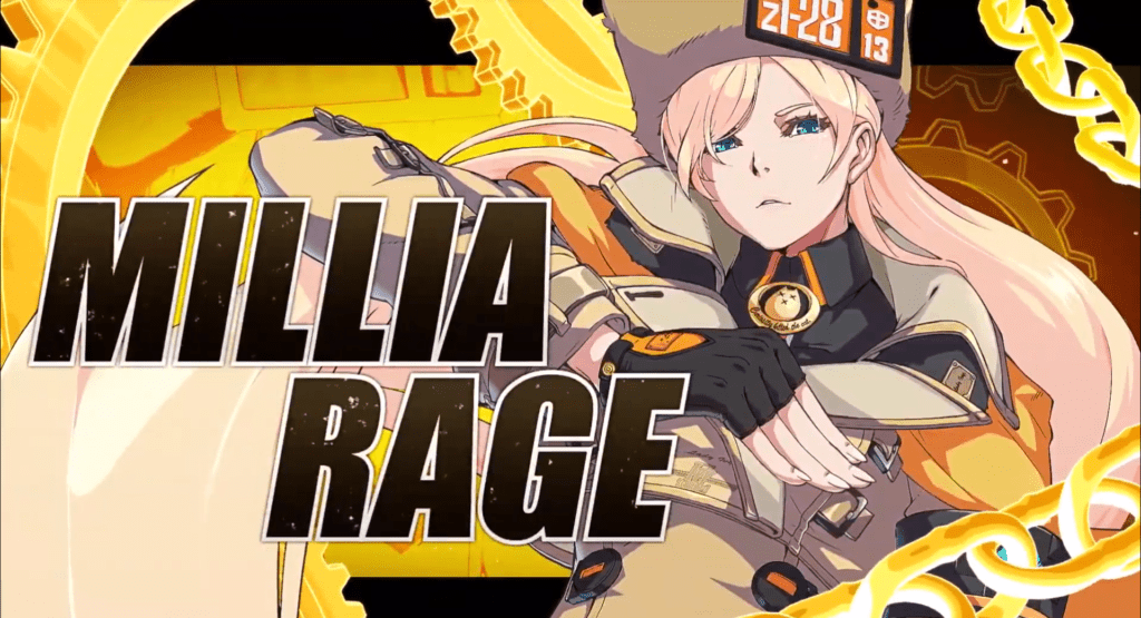 Le personnage de Guilty Gear: Strive Millia Rage