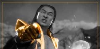 Un personnage de Mortal Kombat 11 pointant du doigt en diirection du spectateur afin d'annoncer le week-end gratuit