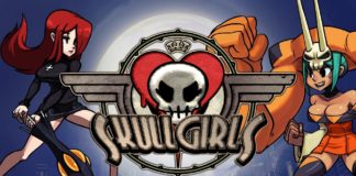 Le logo du jeu Skullgirls pour la mise à jour GGPO Test Branch en bêta